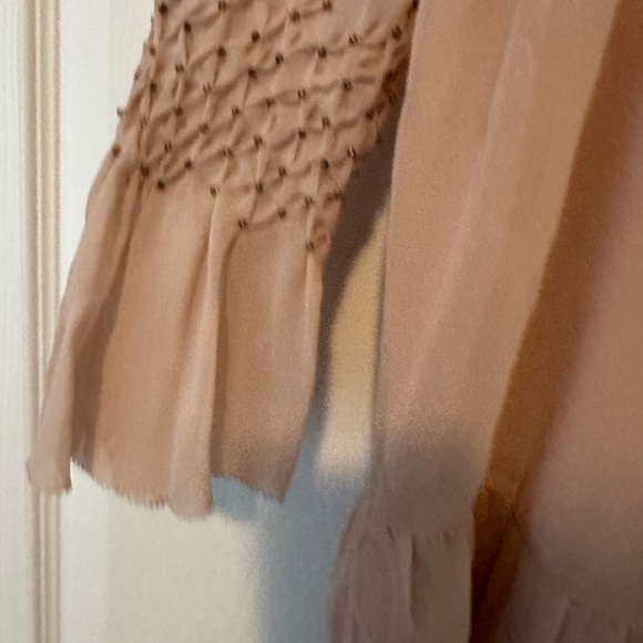 Intermix Silk Carmella Dress in Blush Pink - Size S - Picture 2 of 13